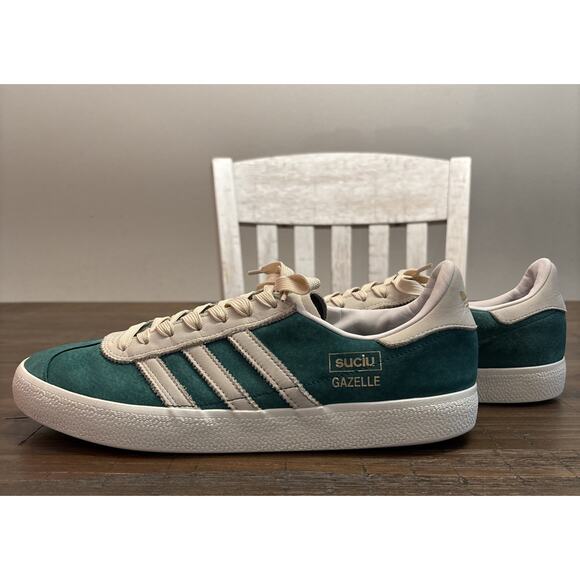 Adidas Mens Gazelle ADV GY3688 Green Casual Shoes Sneakers Size 11.5 - Picture 6 of 11
